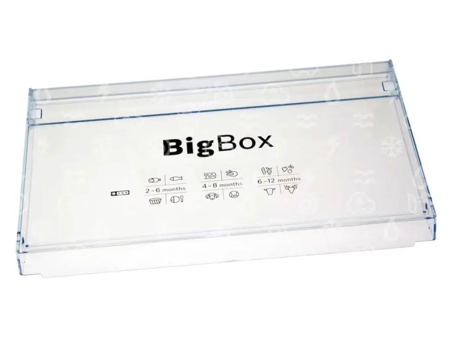 čelo zásuvky mrazničky BOSCH / SIEMENS, BigBox 240x396 mm